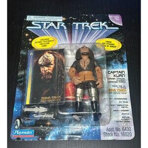 1997‎ Playmates Star Trek Vintage Captain Kurn Figure Stock 16020